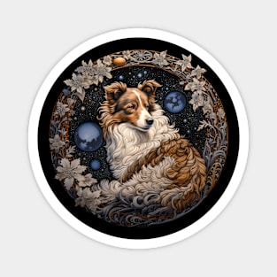 Shetland Sheepdog Illustration Magnet